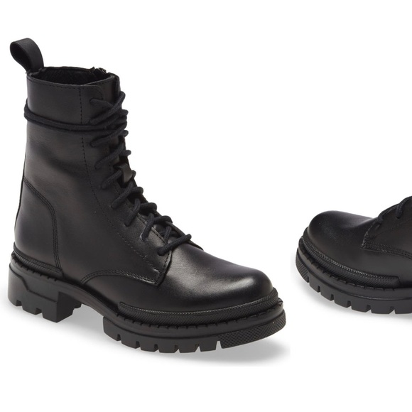 Steve Madden Jasmisyn Lace-Up Boot. Black size 6 - Picture 1 of 9